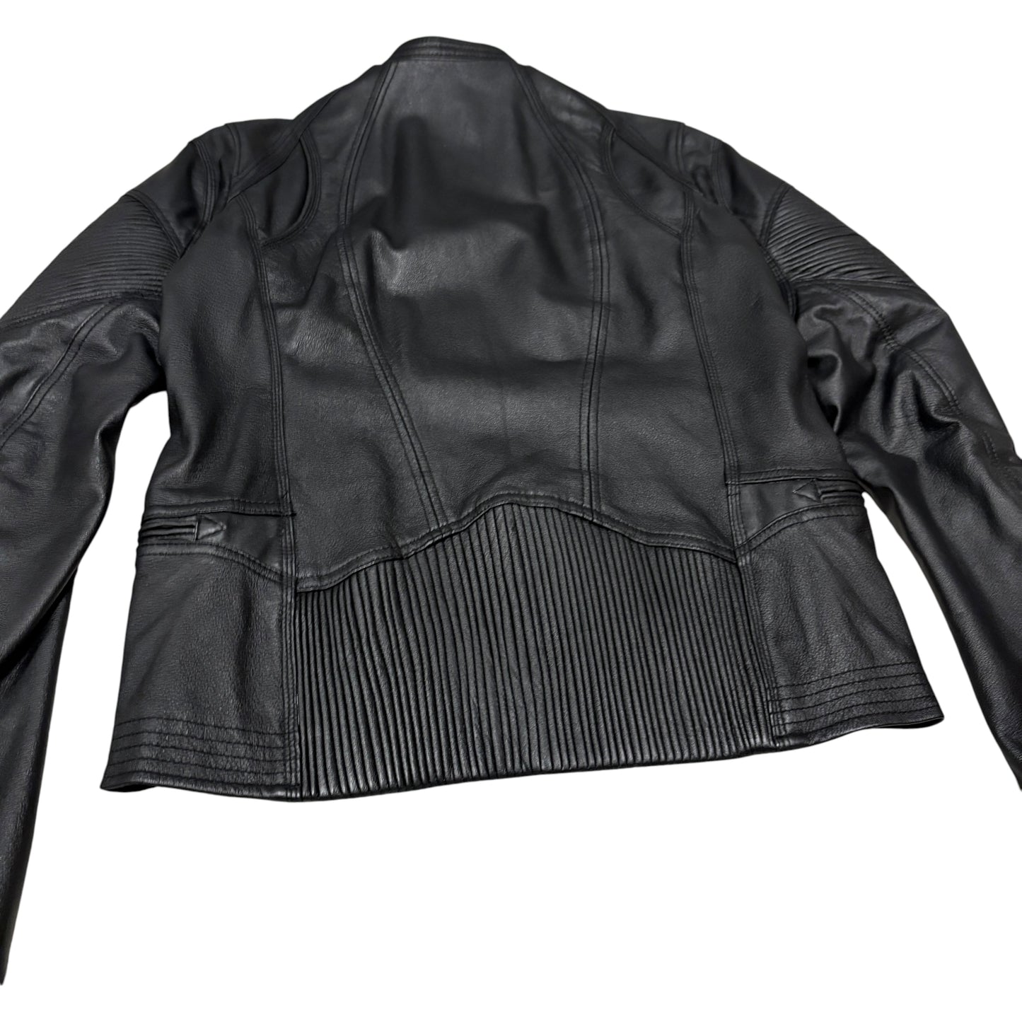 Goa buffalo leather multizip biker motorcycle jacket