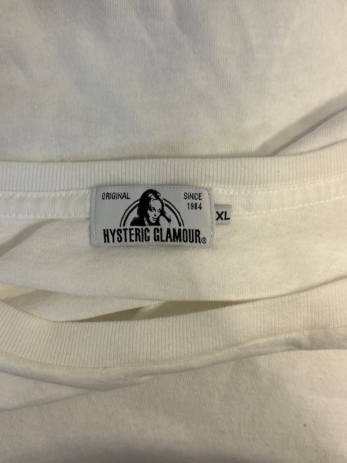 Hysteric Glamour white graphic T-shirt