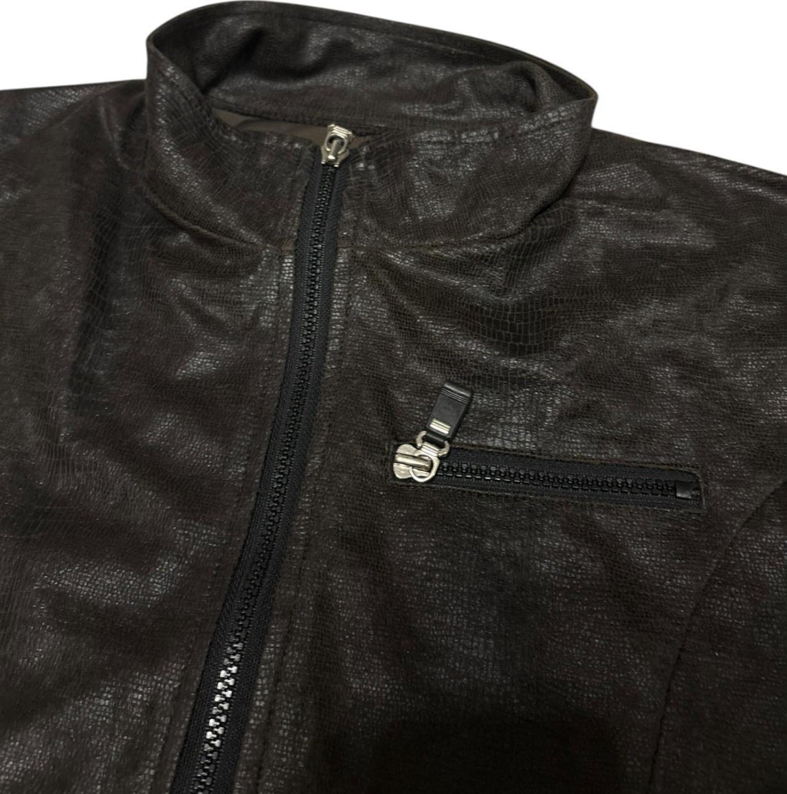 Japanese brand snake print zip jacket