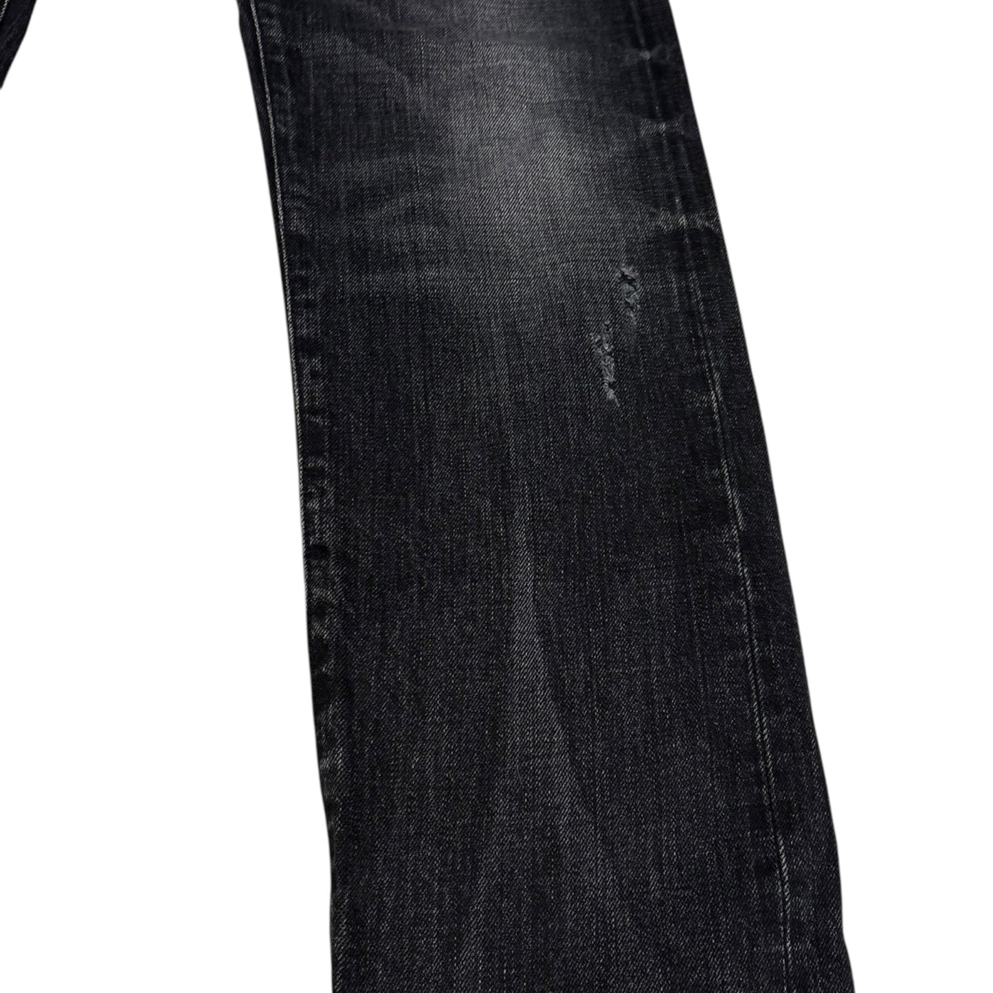 Edwin black distressed jeans