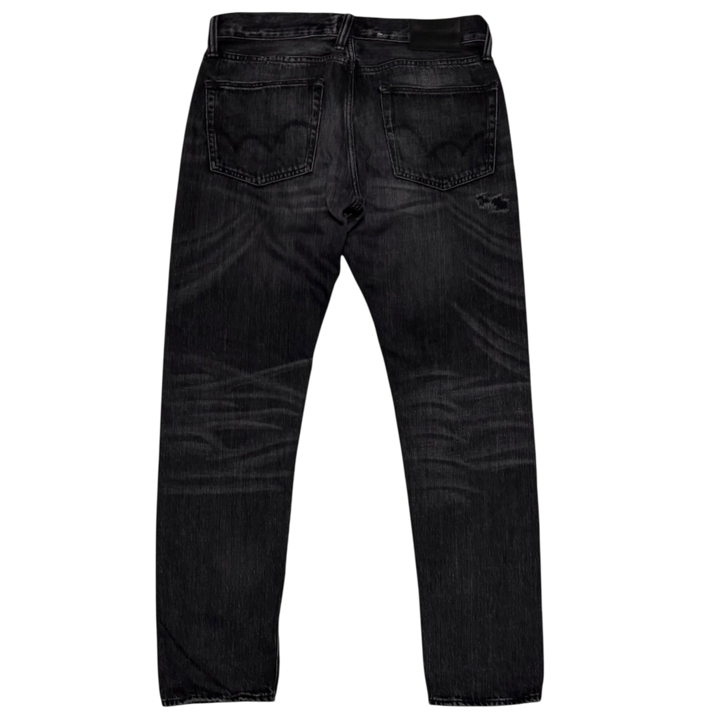 Edwin black distressed jeans