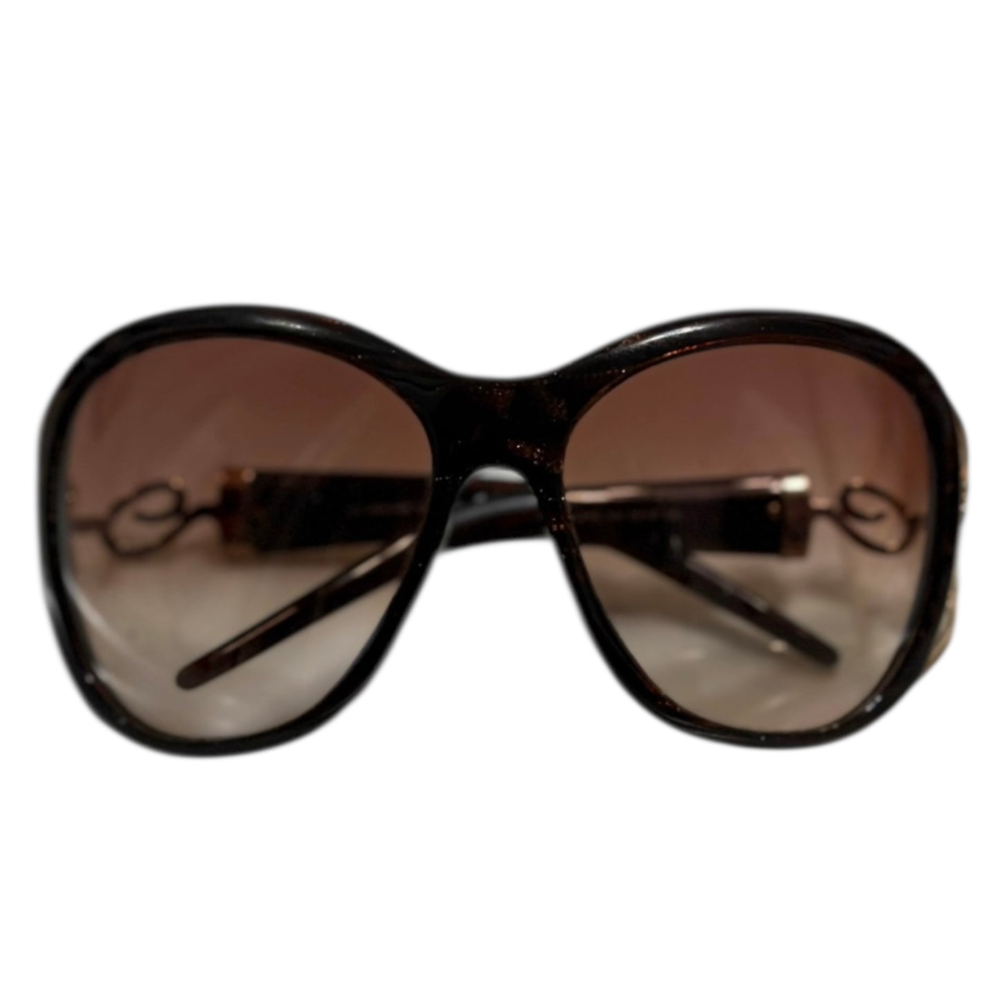 Roberto Cavalli brown Tenaro oversized sunglasses with red tint
